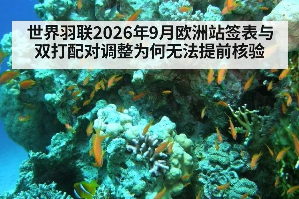 世界羽联2026年9月欧洲站签表与双打配对调整为何无法提前核验